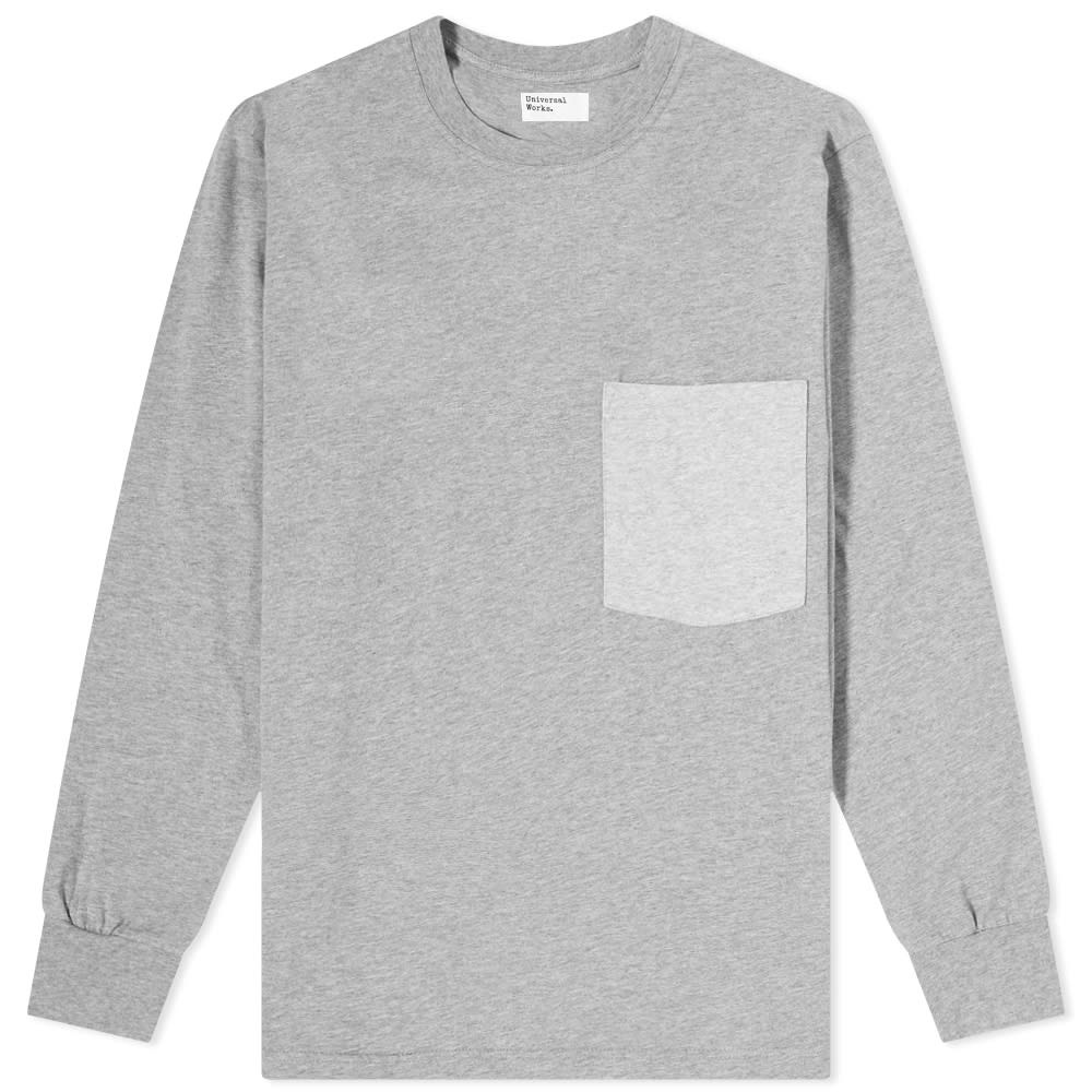 Universal Works Long Sleeve Pocket Tee - 1