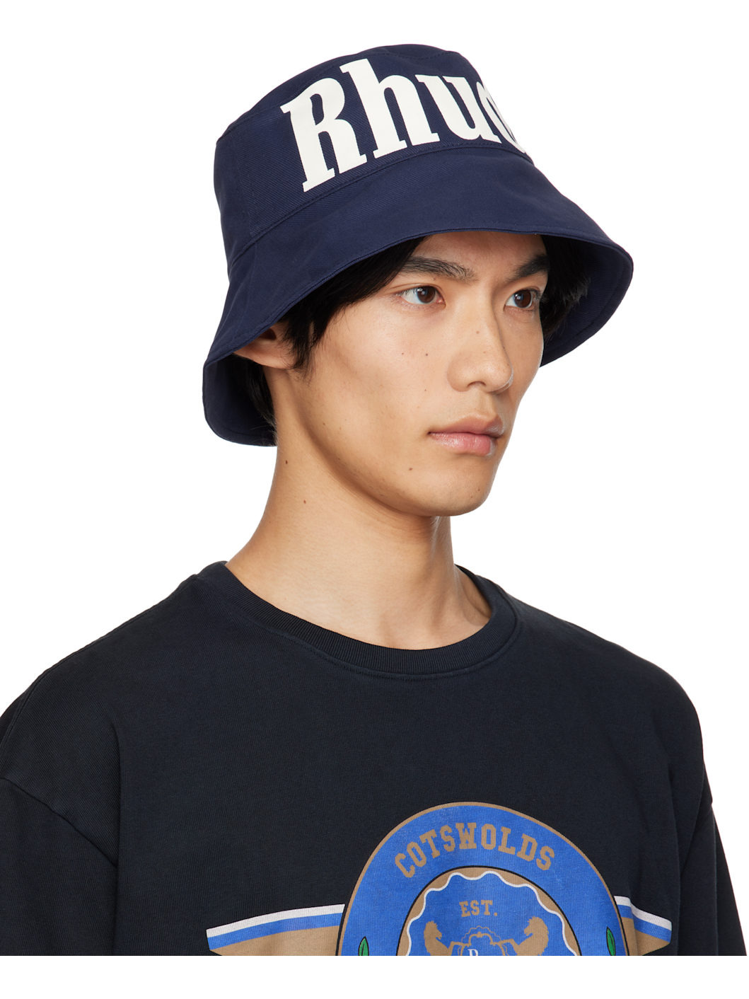 Navy Logo Bucket Hat - 2