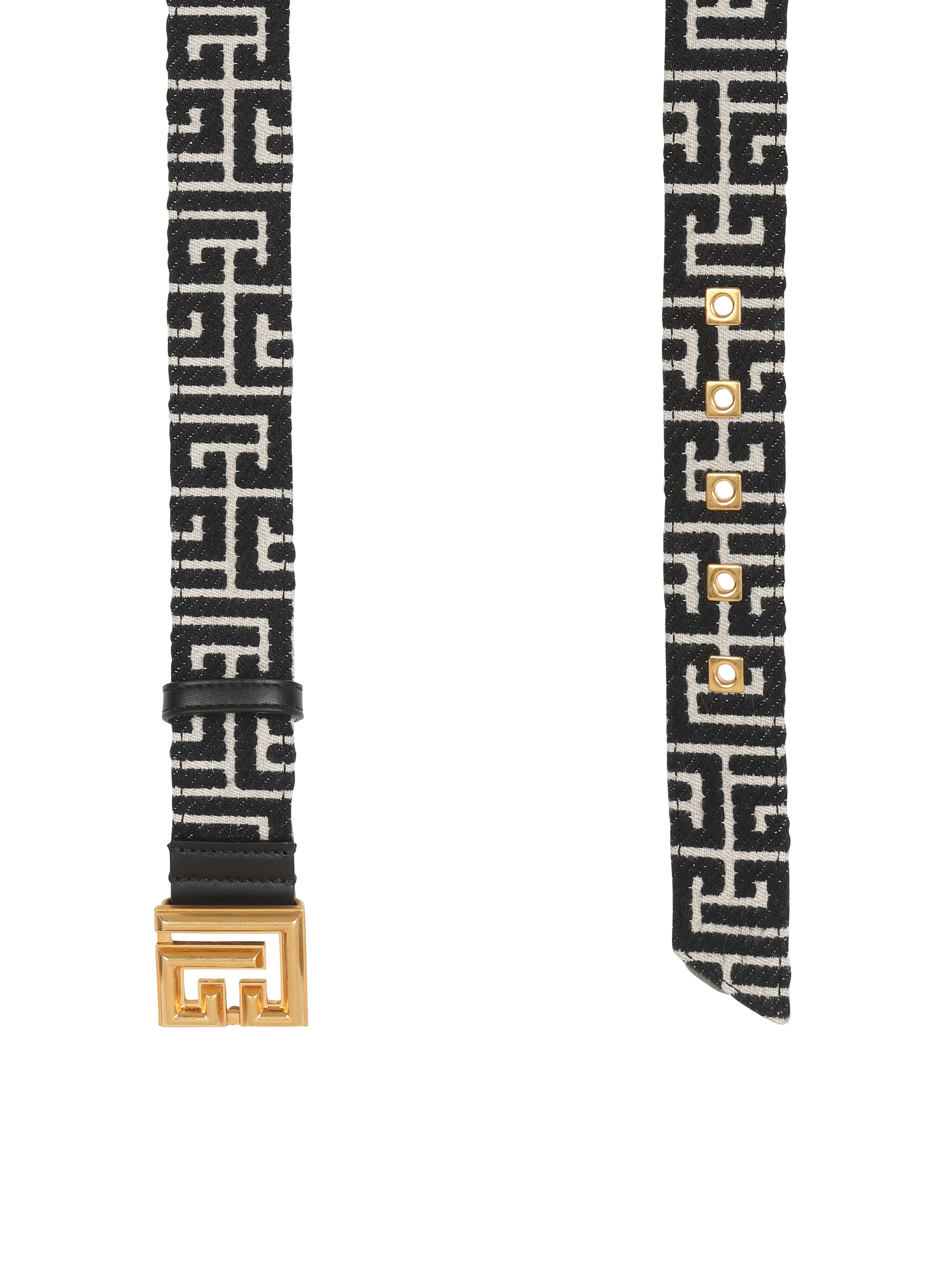 PB Belt in monogrammed jacquard - 4