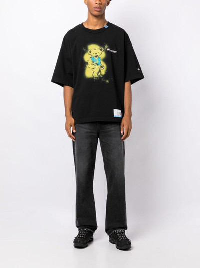 Maison MIHARAYASUHIRO Bear-print cotton T-Shirt outlook