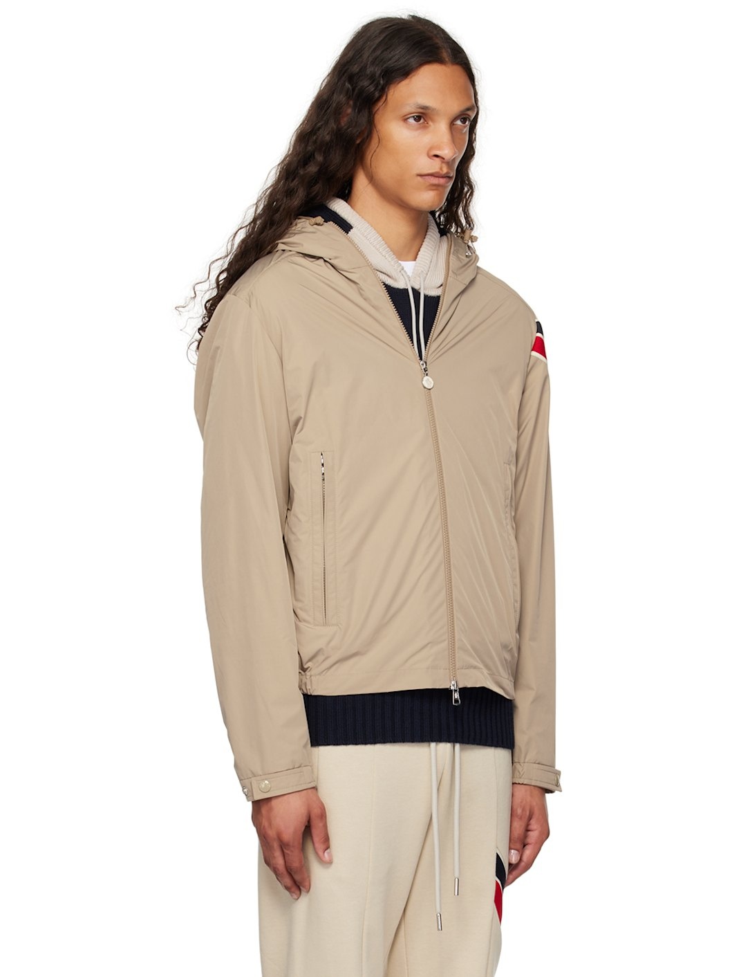 Taupe Claut Windbreaker Jacket - 2