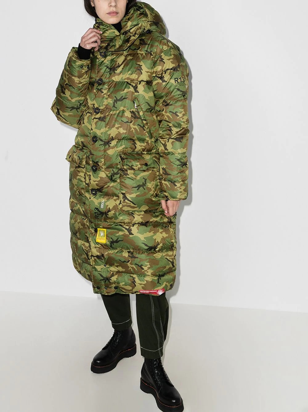 x Brumal camouflage-print puffer coat - 2