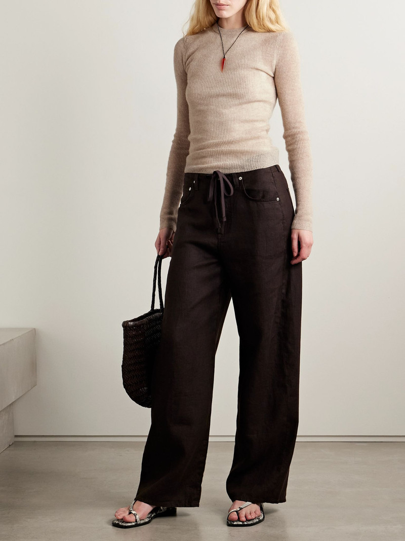 Citizens of Humanity Alessia wool and cashmere-blend sweater Beige outlook