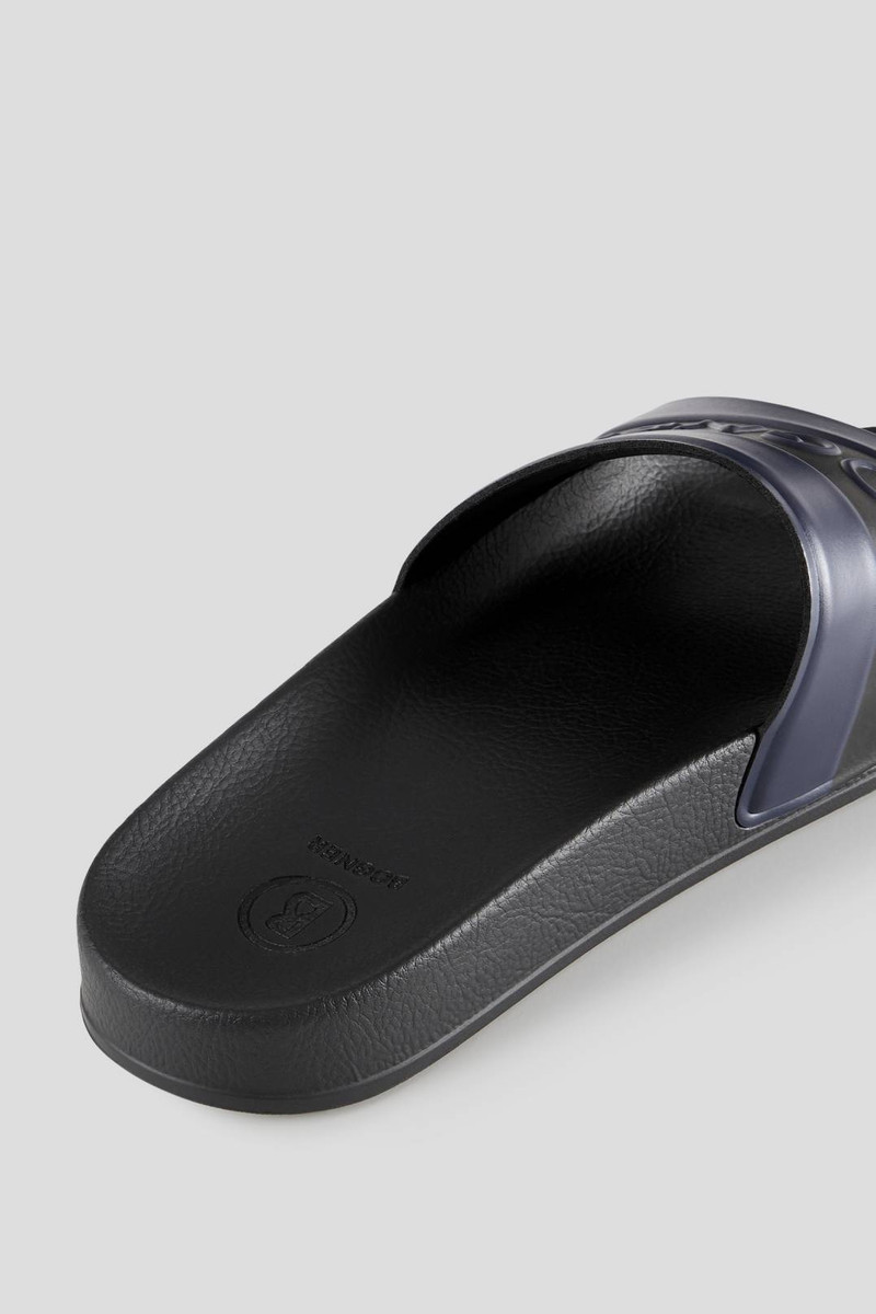 BELIZE SLIDES IN NAVY BLUE/BLACK 7