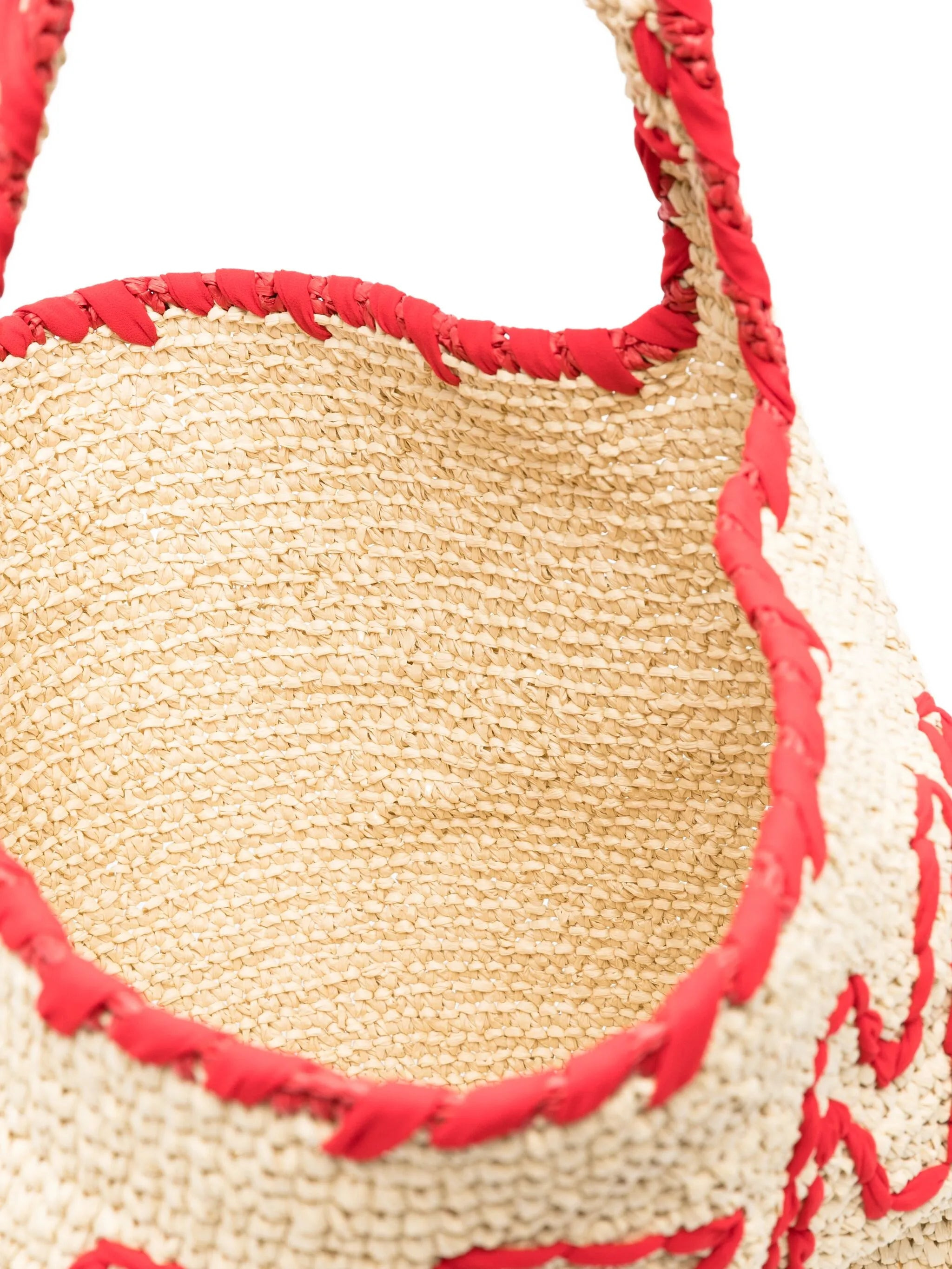Marni Logo-embroidered Paper Shoulder Bag - 4