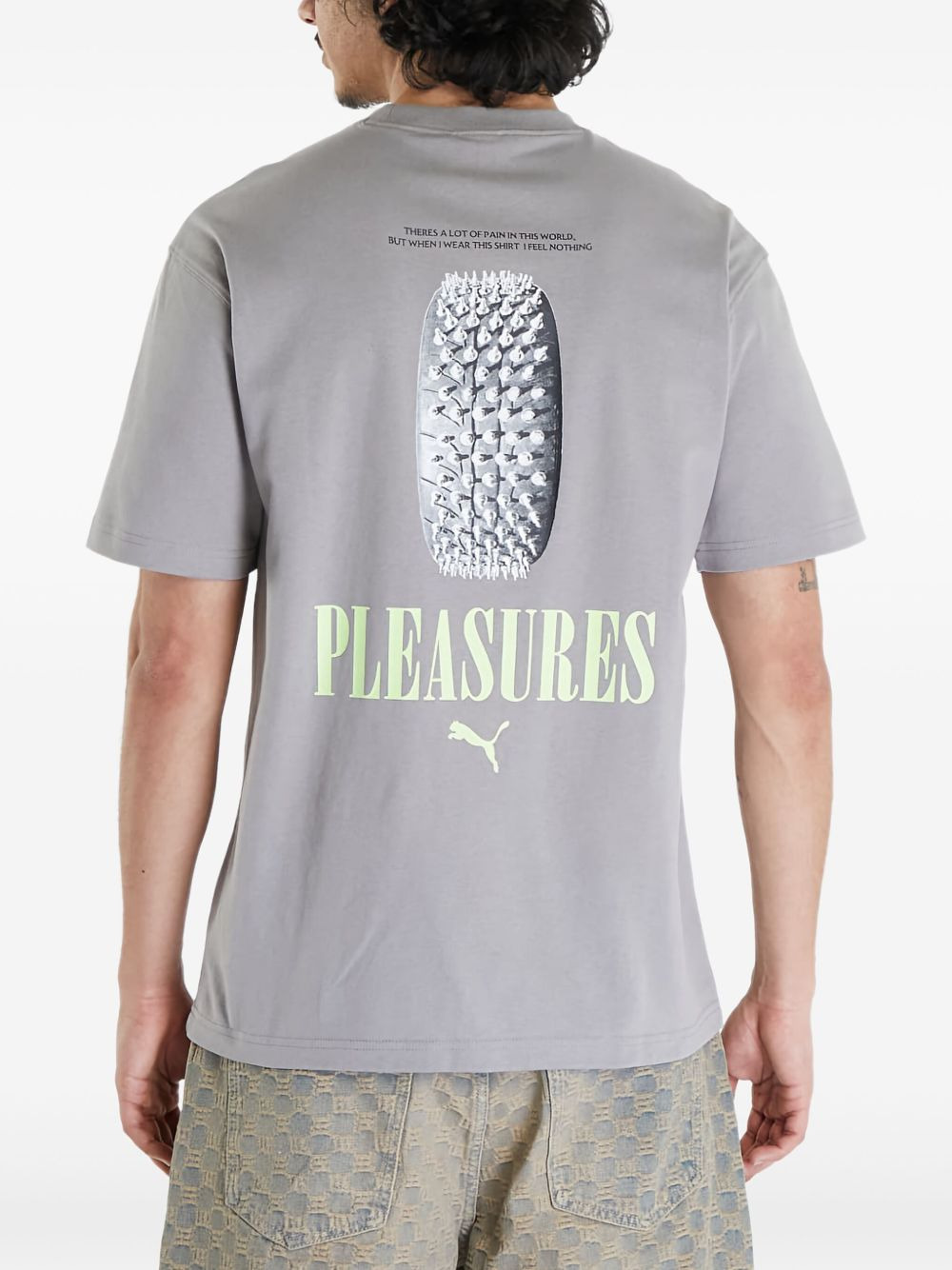 cotton-blend t-shirt - 4