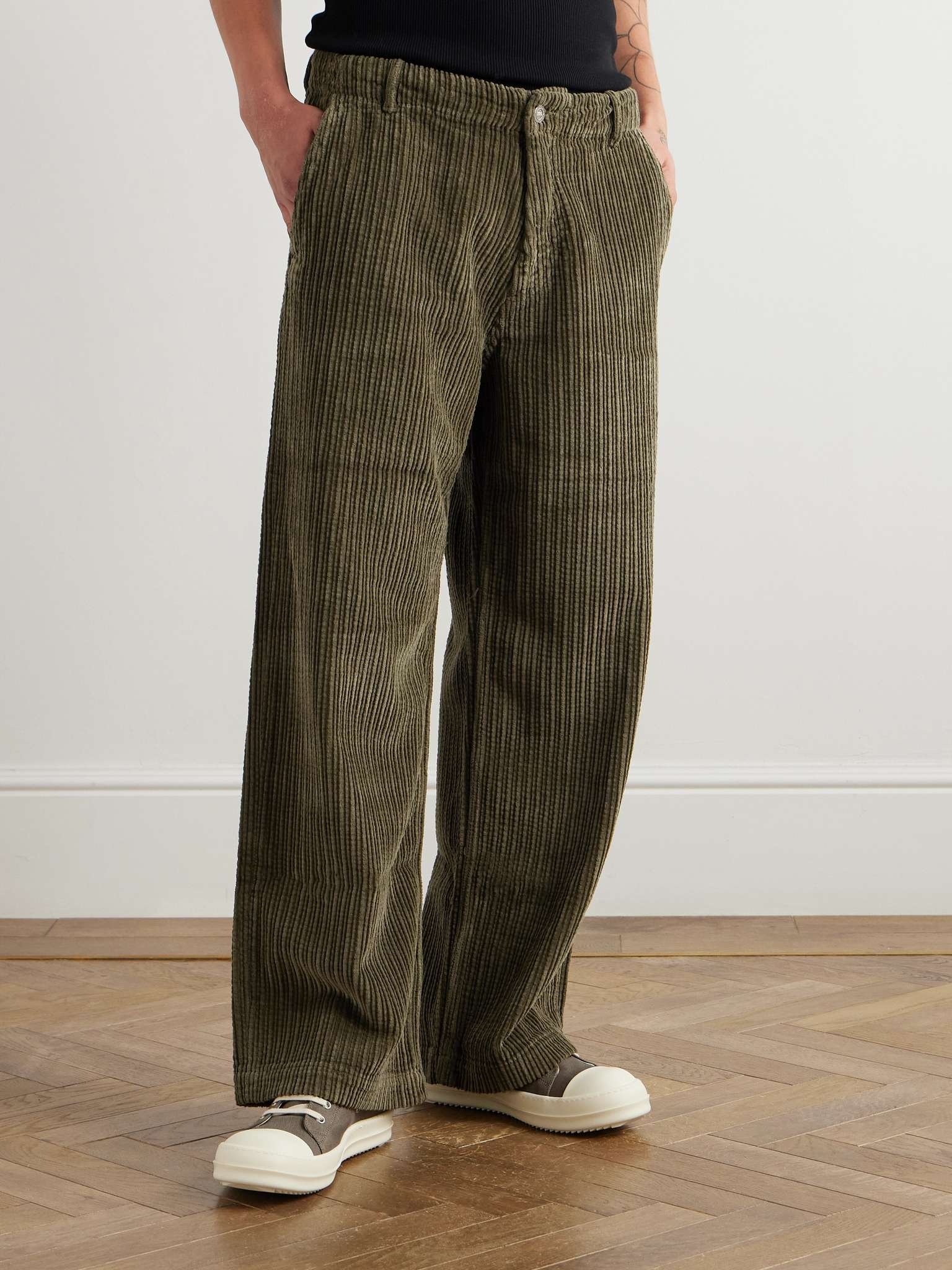 Straight-Leg Cotton-Corduroy Trousers - 4