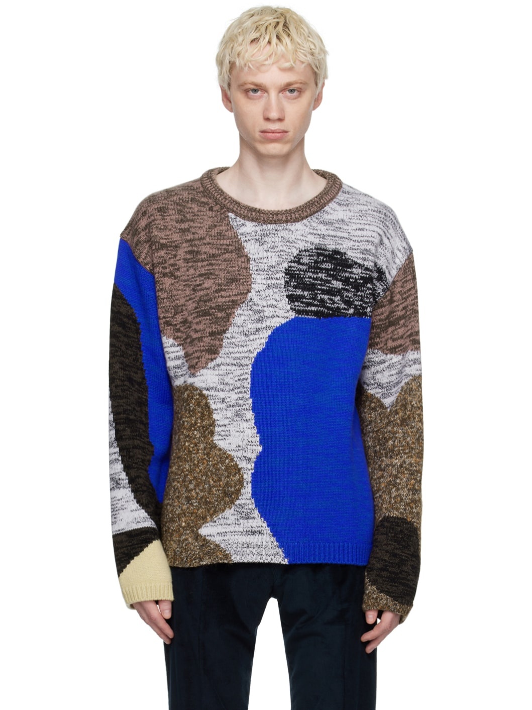 Multicolor Jacquard Sweater - 1