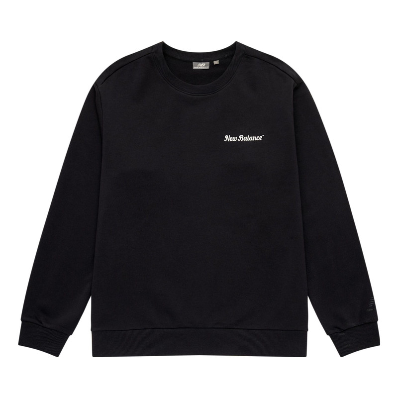 New Balance Sport Sweatshirt 'Black White' 5CD38141-BK - 1