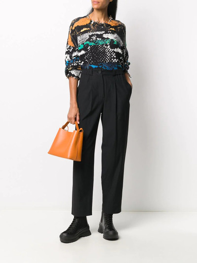 KENZO high-waisted cropped trousers outlook