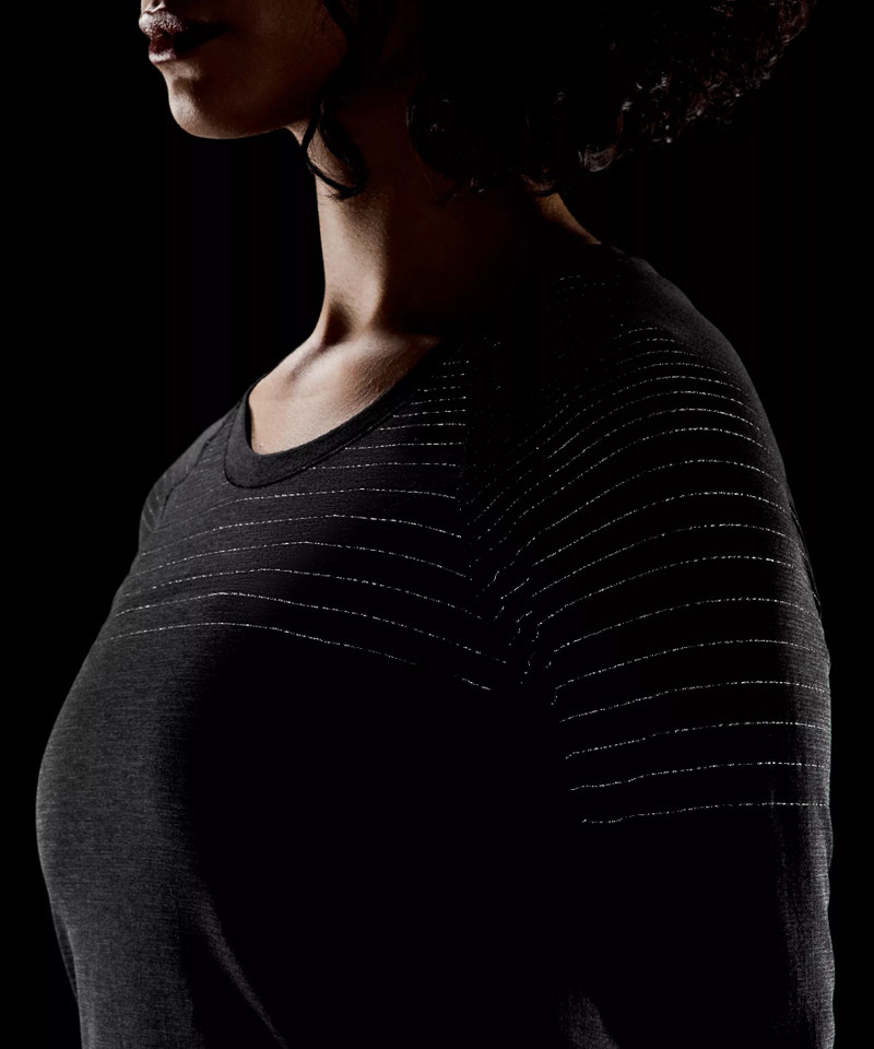 lululemon Swiftly Tech Long-Sleeve Shirt 2.0 Waist Length *Glow Stripe outlook