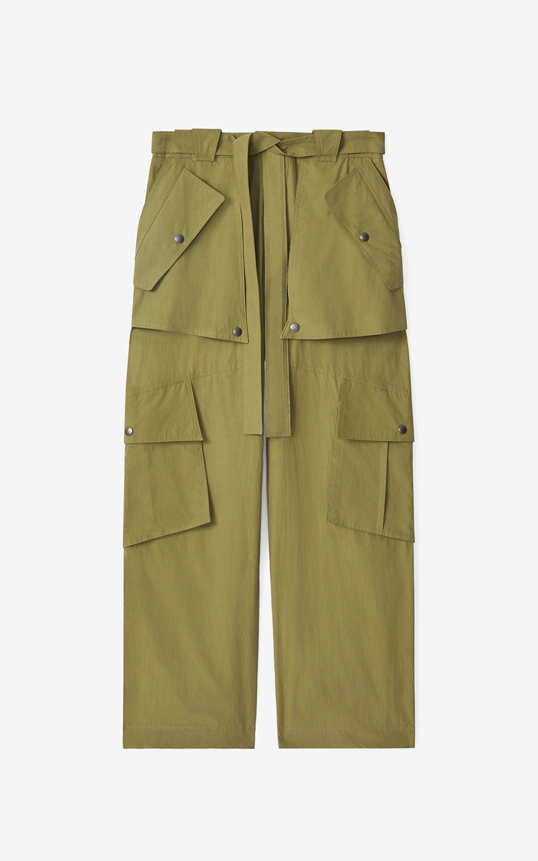 Wide cargo trousers - 1