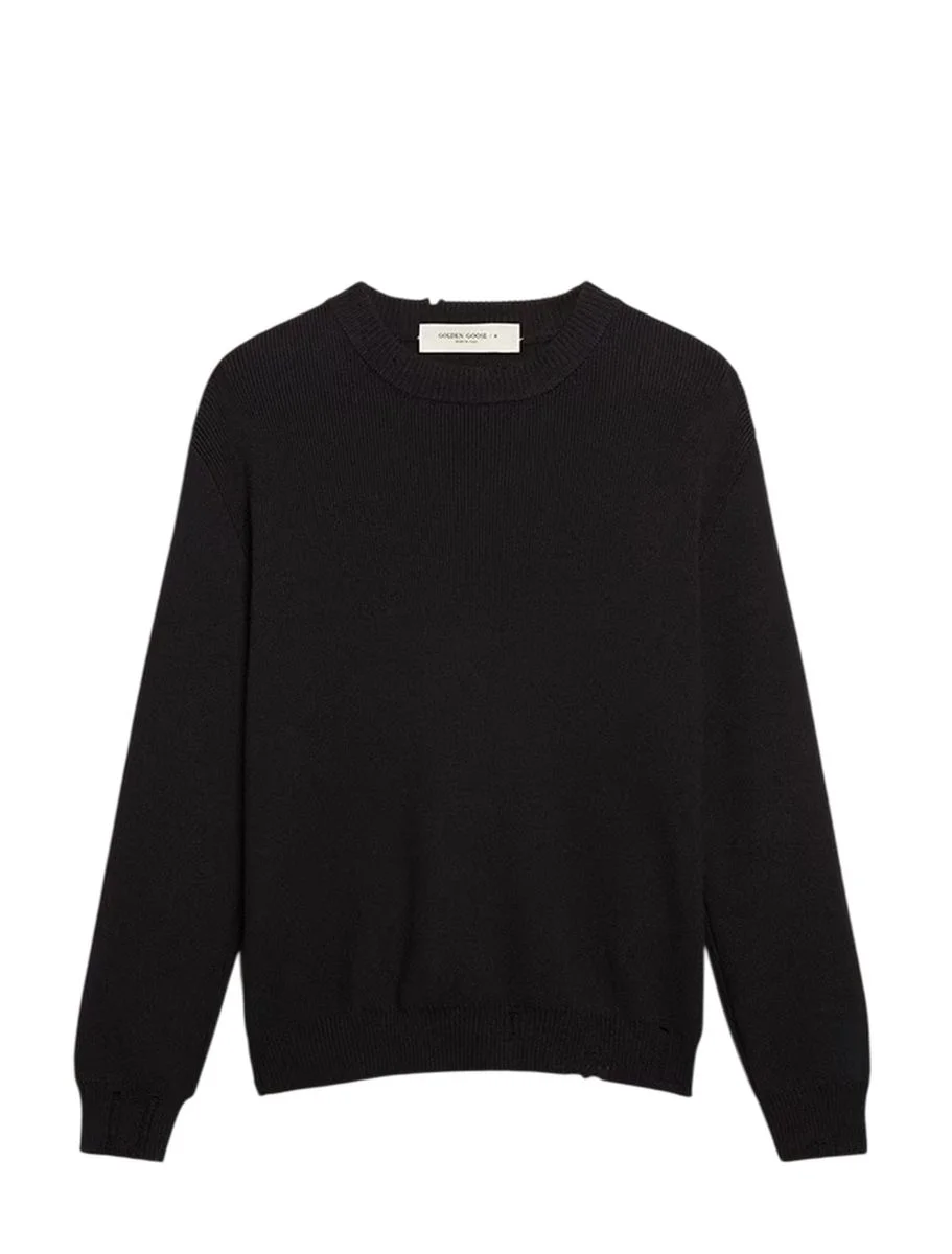 GOLDEN GOOSE SWEATERS BLUE - 1