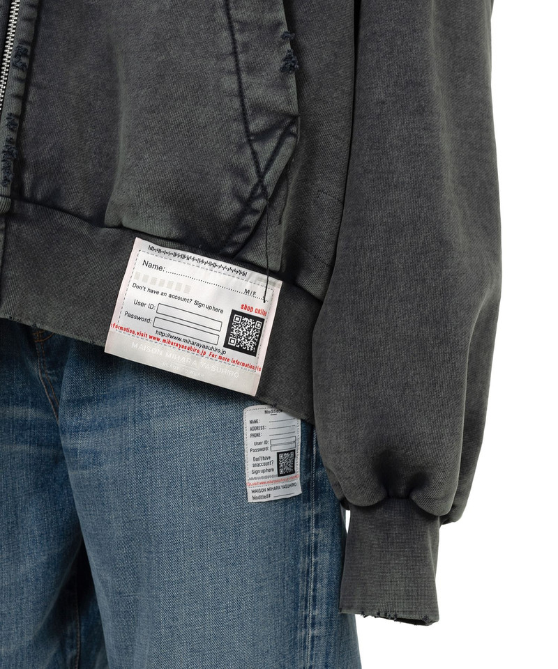 Amateur Sewn Like Zip-up Hoodie 8