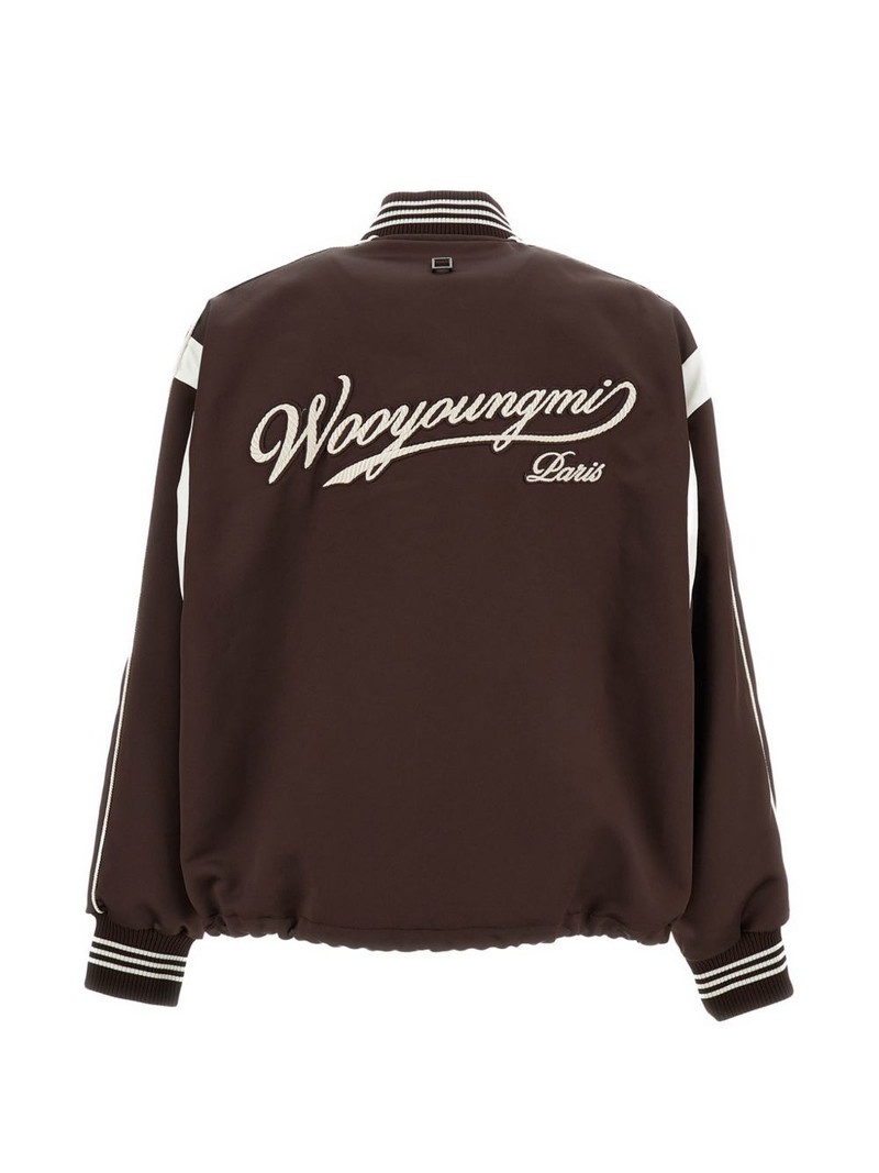Wooyoungmi buttoned bomber jacket outlook