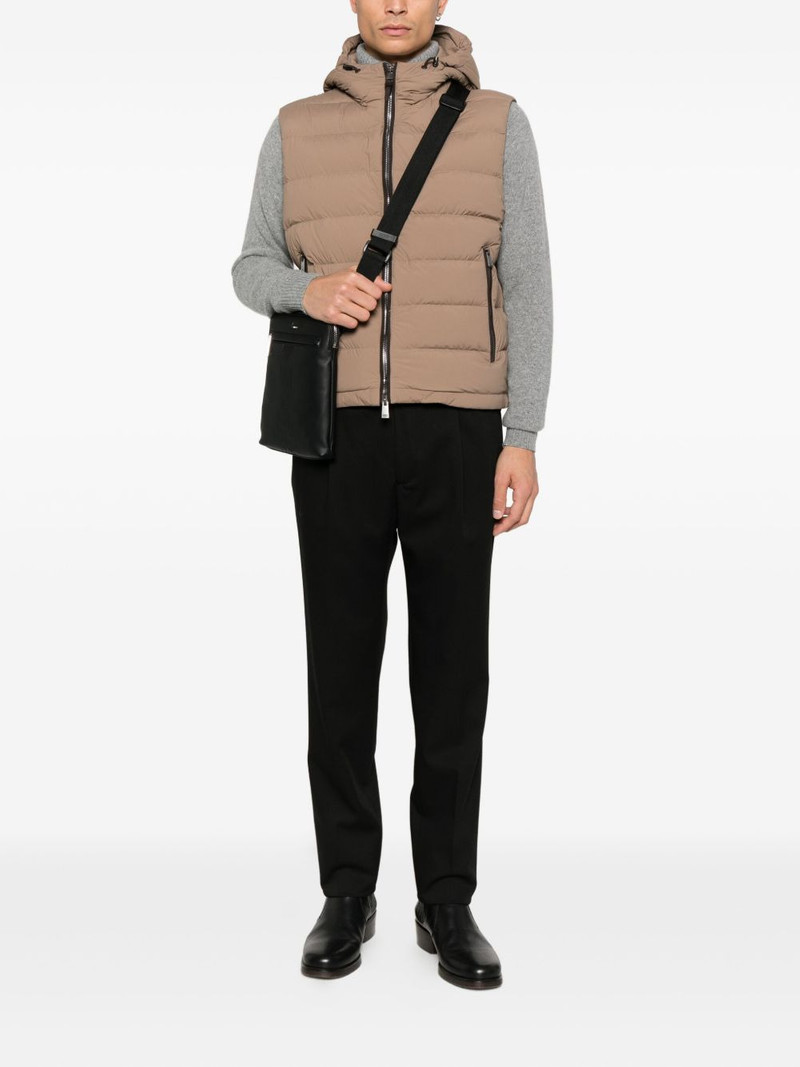 BOSS hooded padded gilet outlook