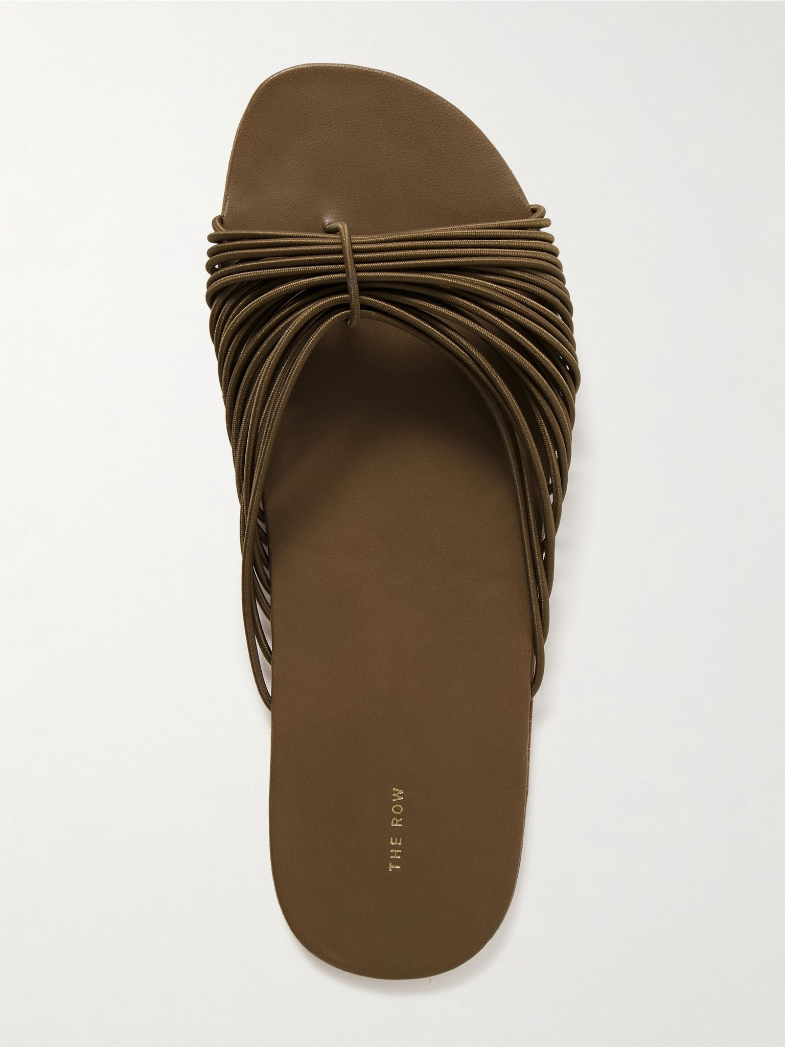 Sara cord slides Army green - 5
