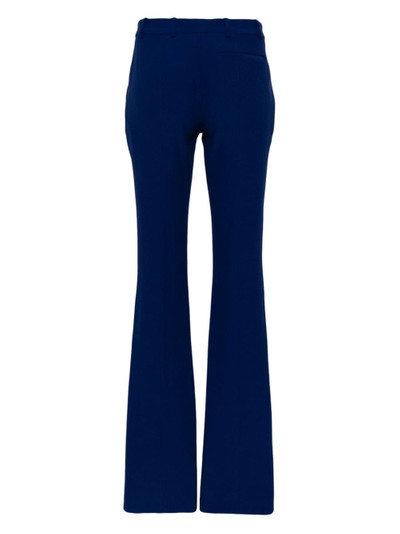 Alexander McQueen low-rise crepe flared trousers outlook
