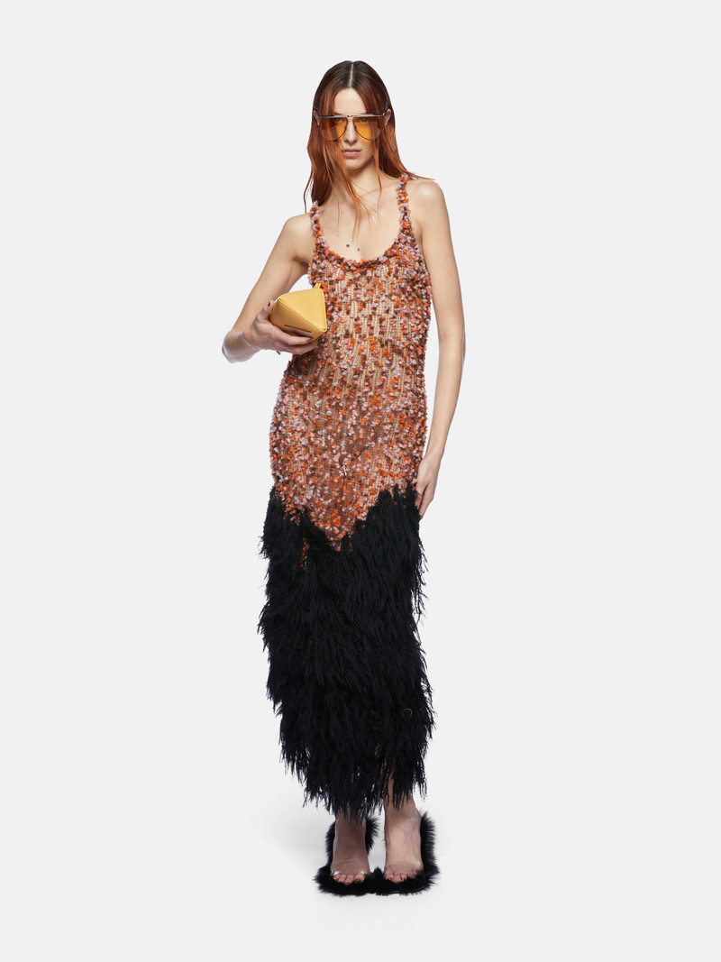 THE ATTICO MULTICOLOR MIDI DRESS outlook