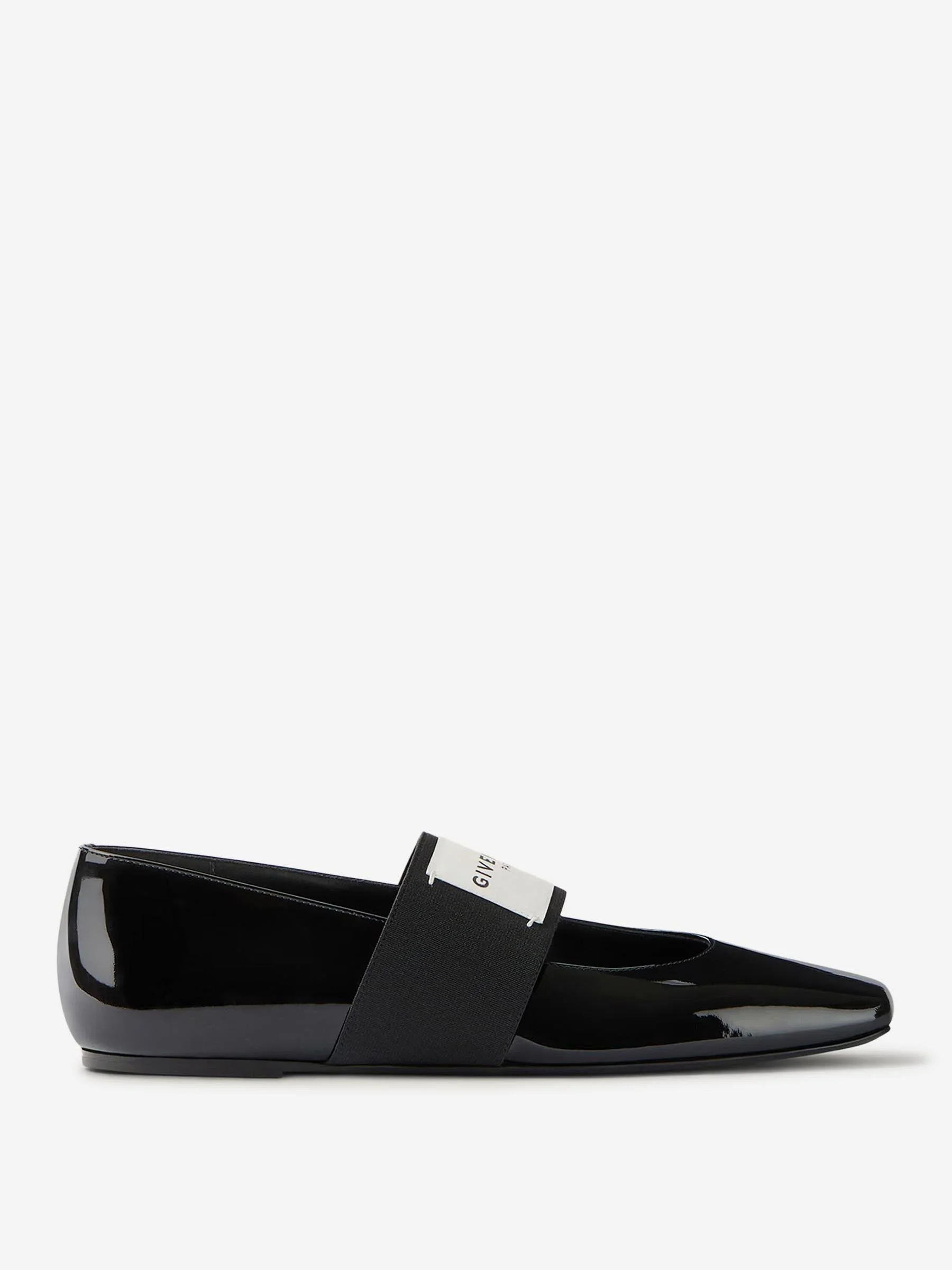 SLICED SQUARE BALLET FLATS - 1