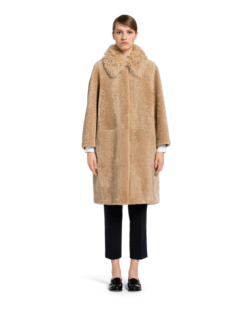 Prada Shearling fur coat outlook