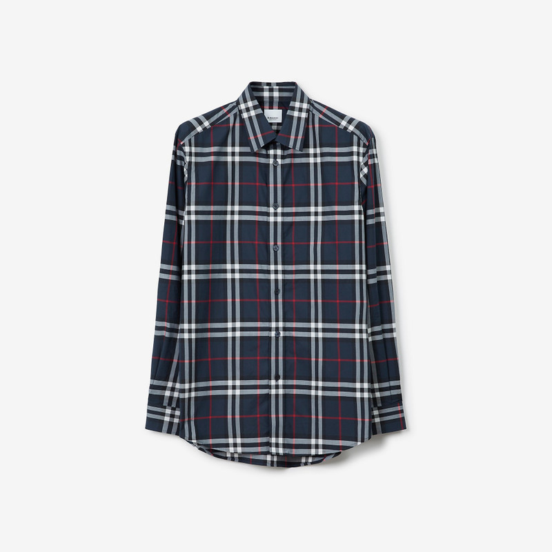 Check Cotton Poplin Shirt 1