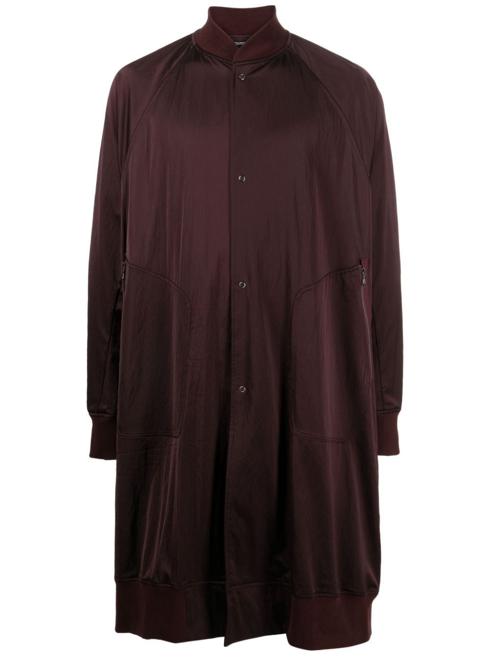 longline bomber coat - 1