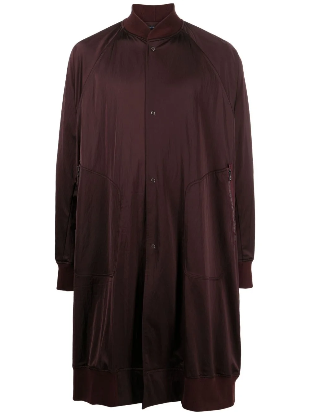 longline bomber coat - 1