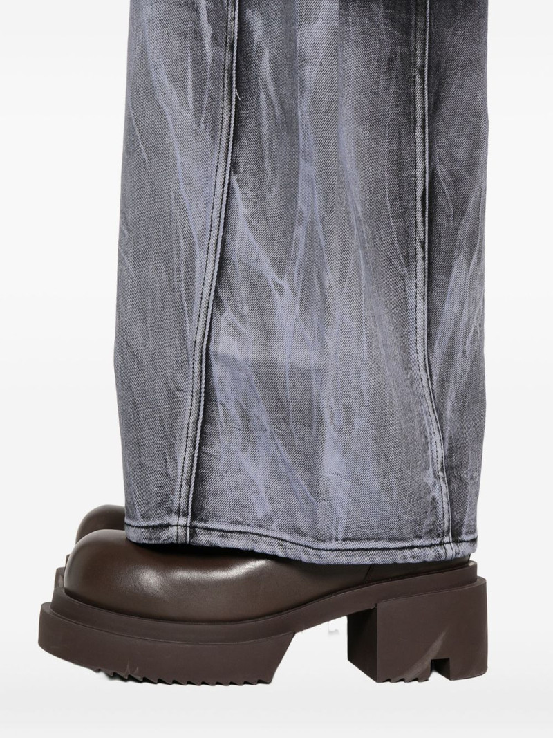 frayed dip-dye trousers 5