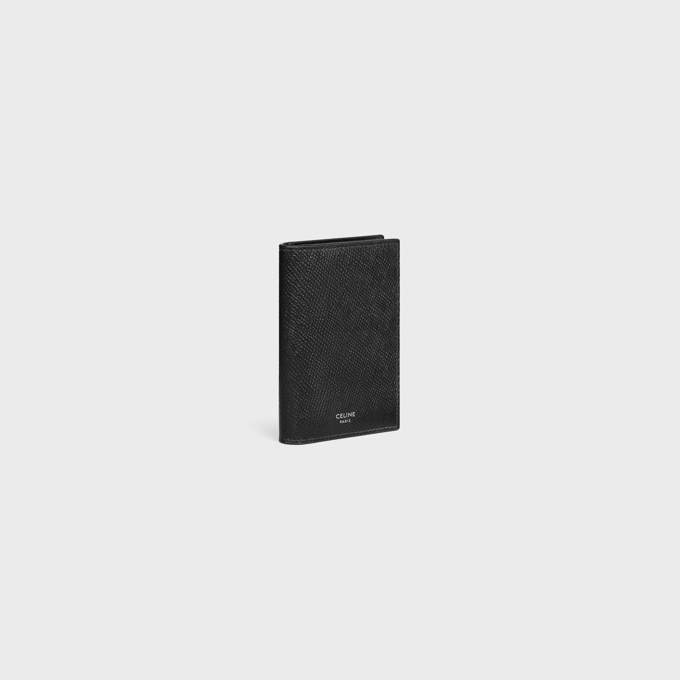 VERTICAL CARD HOLDER in Grained Calfskin - 3