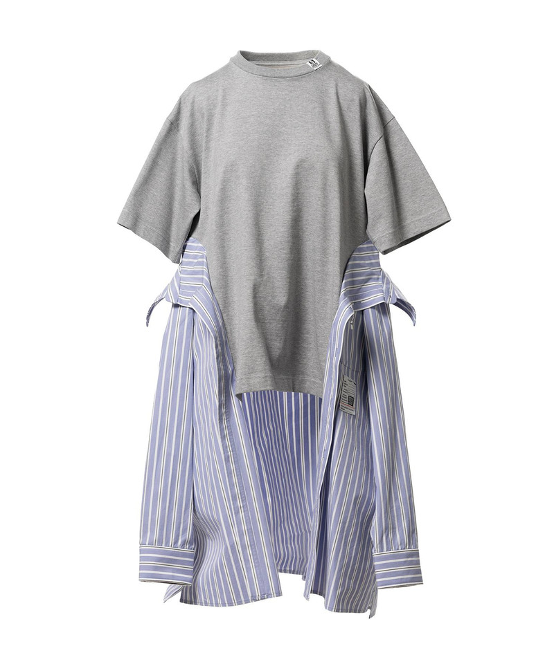 Shirt Combined T-shirt Dress 32