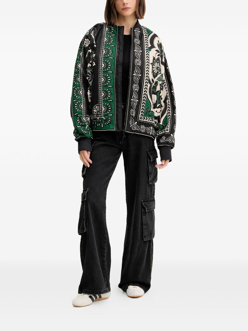 adidas x Fram Varsity patterned zip jacket outlook