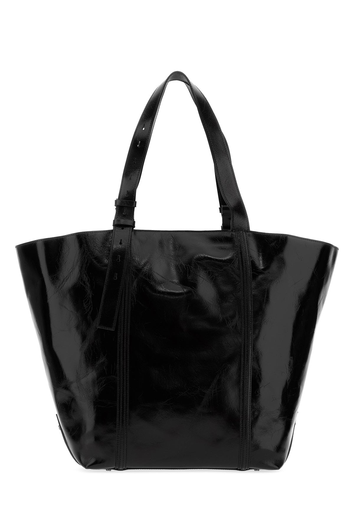 Black leather 24.7 shopping bag - 3