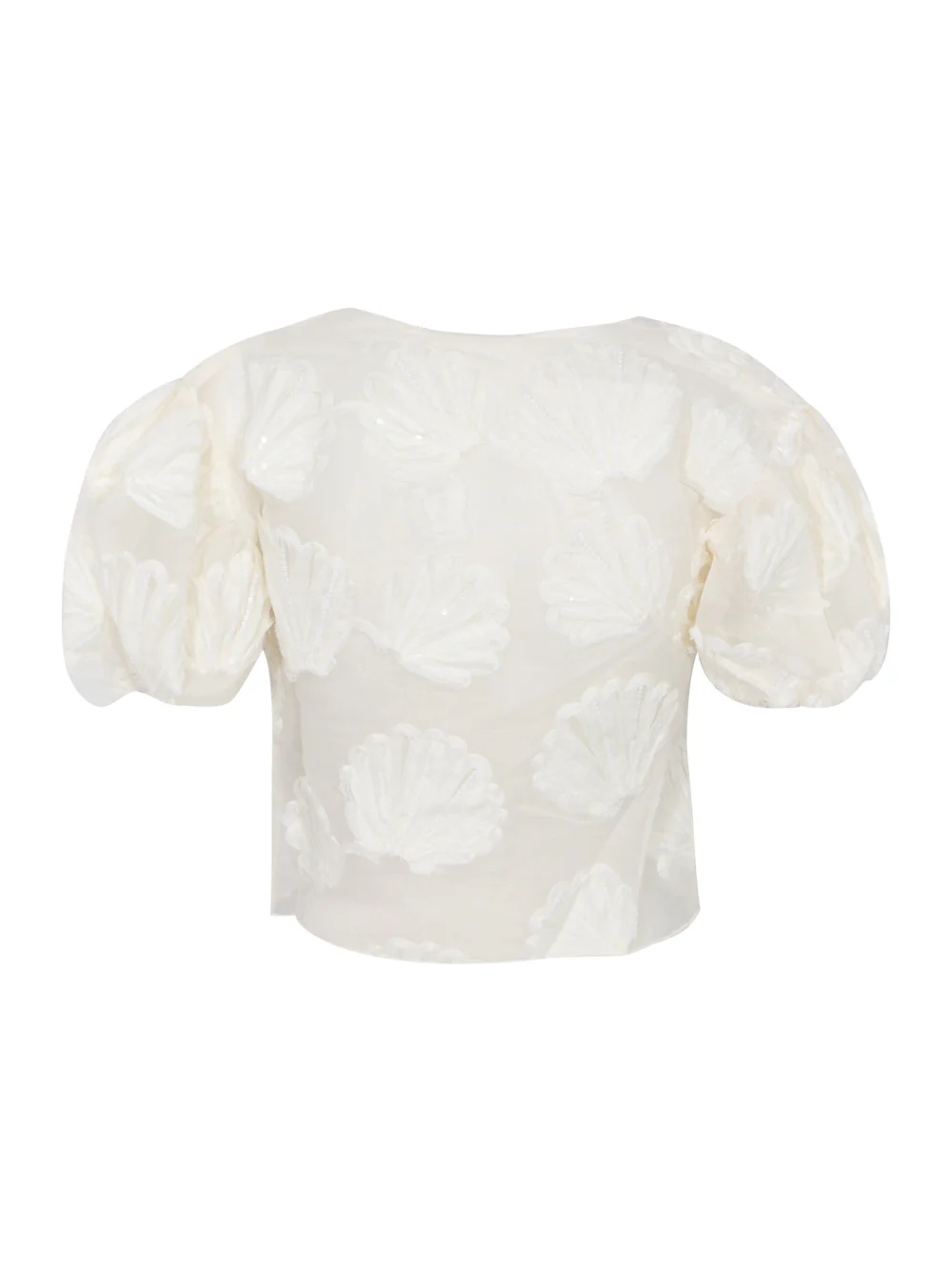 Scattered Shells Applique Blouse - 2