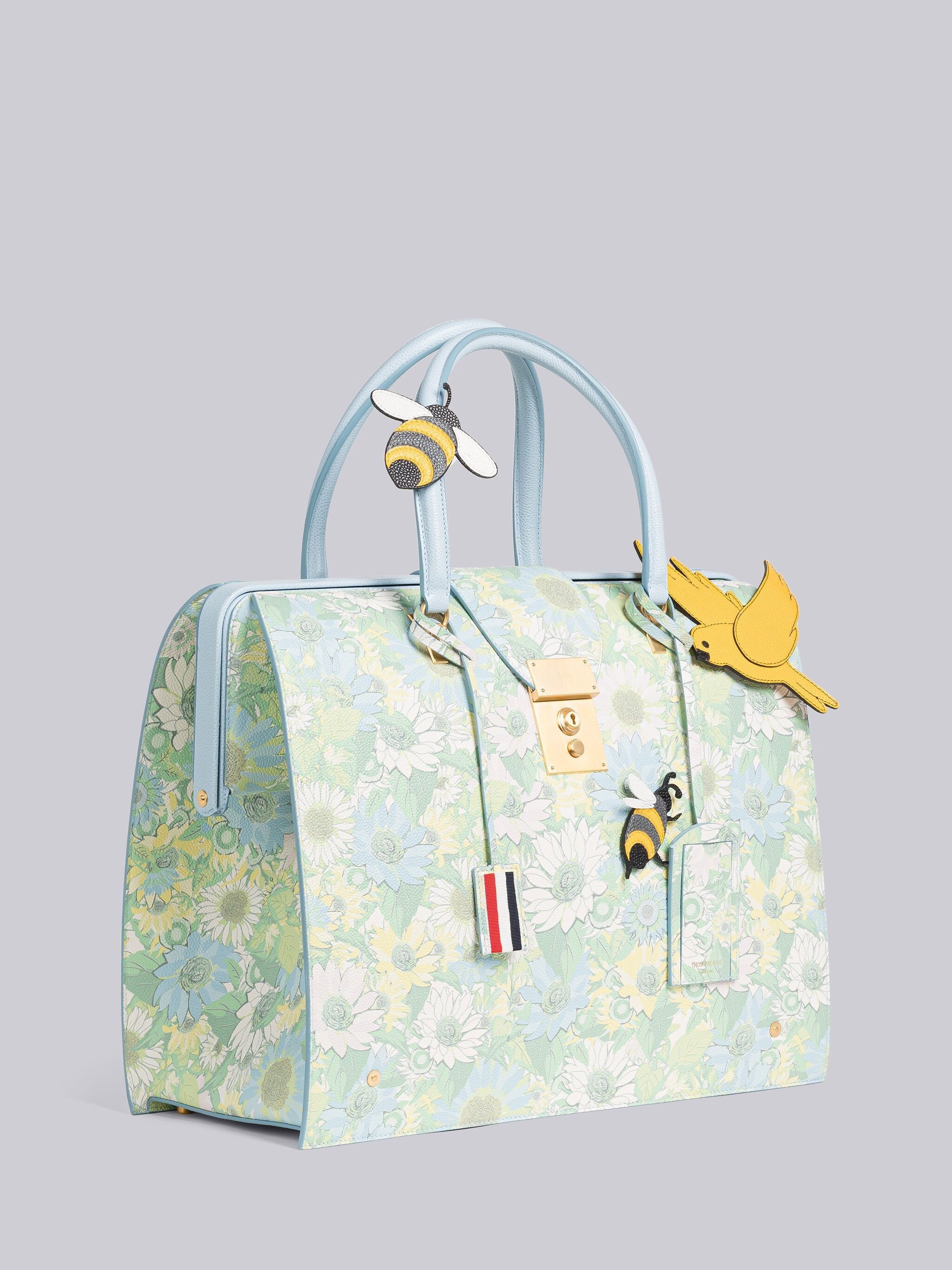 Pebble Grain Leather Flower Mr. Thom Bag - 3