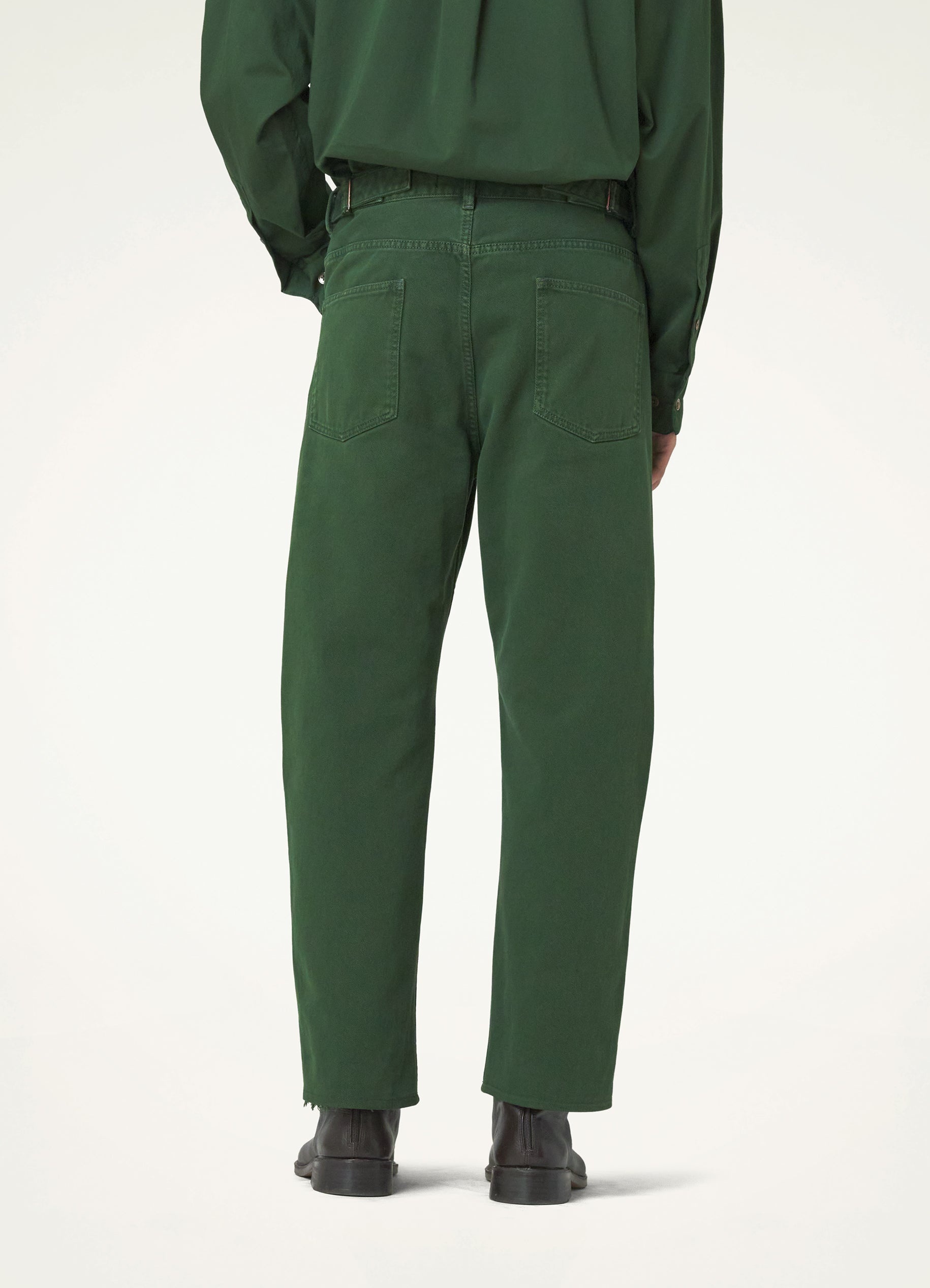 CURVED 5 POCKET PANTS - 4