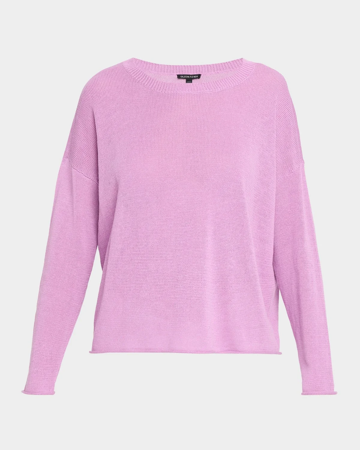 Crewneck Organic Linen-Cotton Sweater - 1