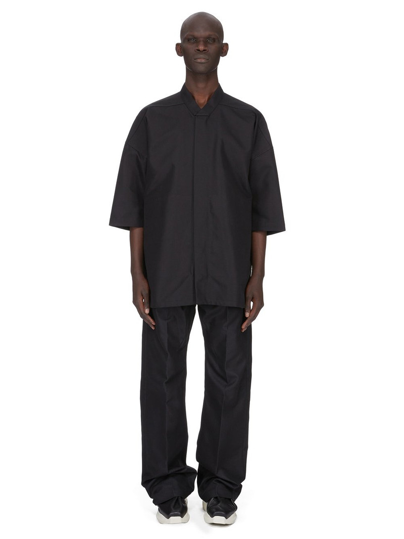 Rick Owens Black Temple SS Jumbo Faun Shirt outlook