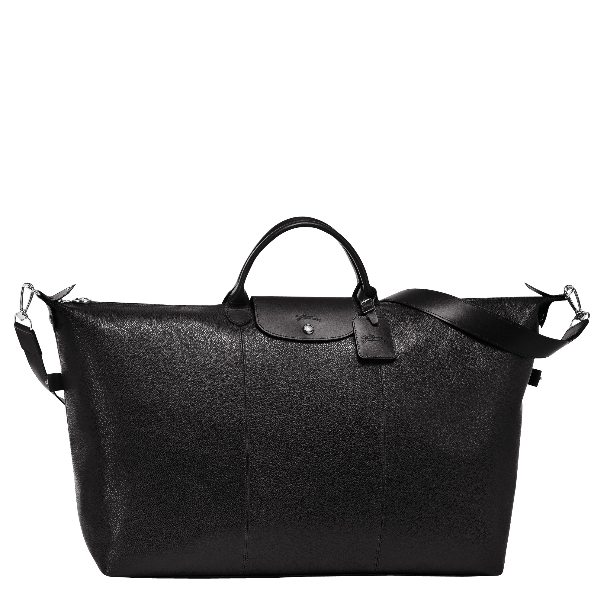 Le Foulonné S Travel bag Black - Leather - 1