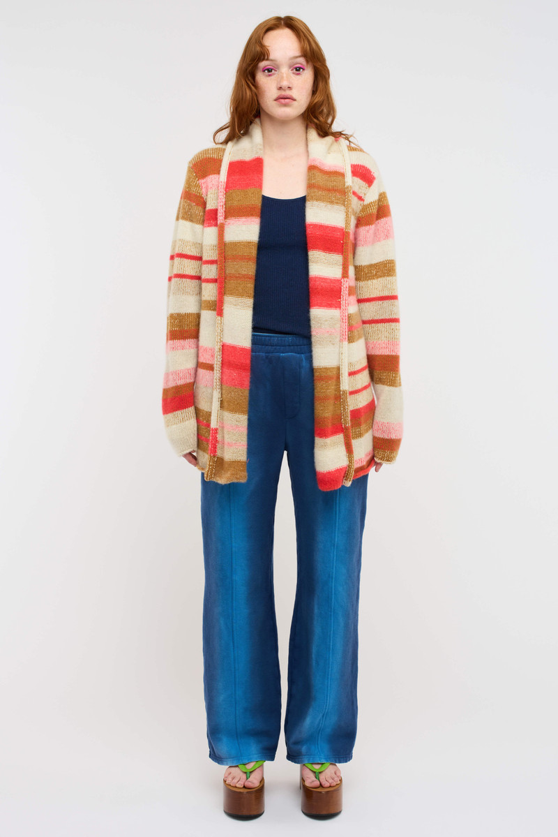 STRIPE ITALY SMOKING JACKET 5