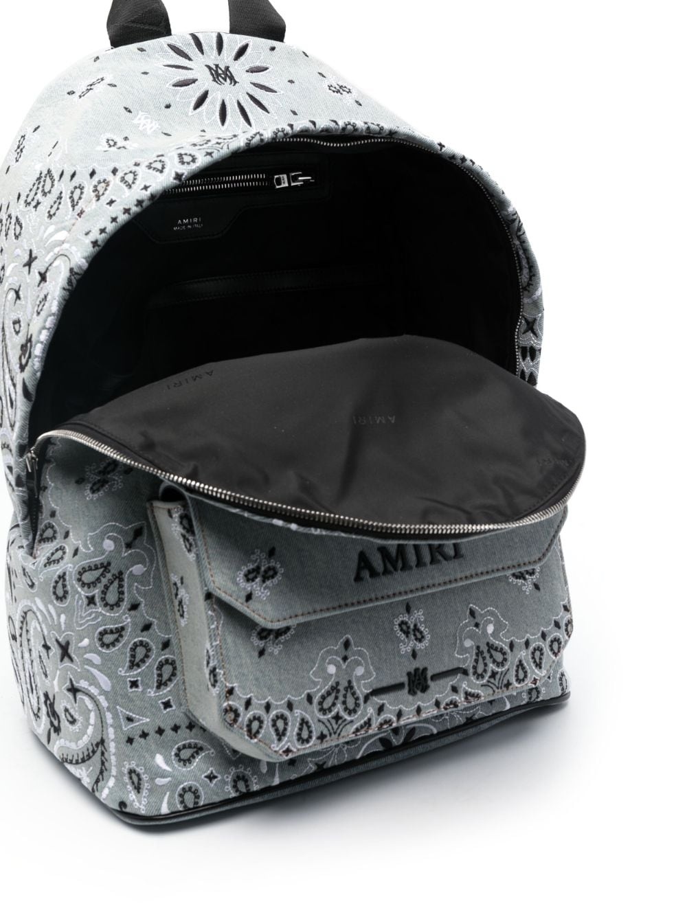 Bandana denim backpack - 5