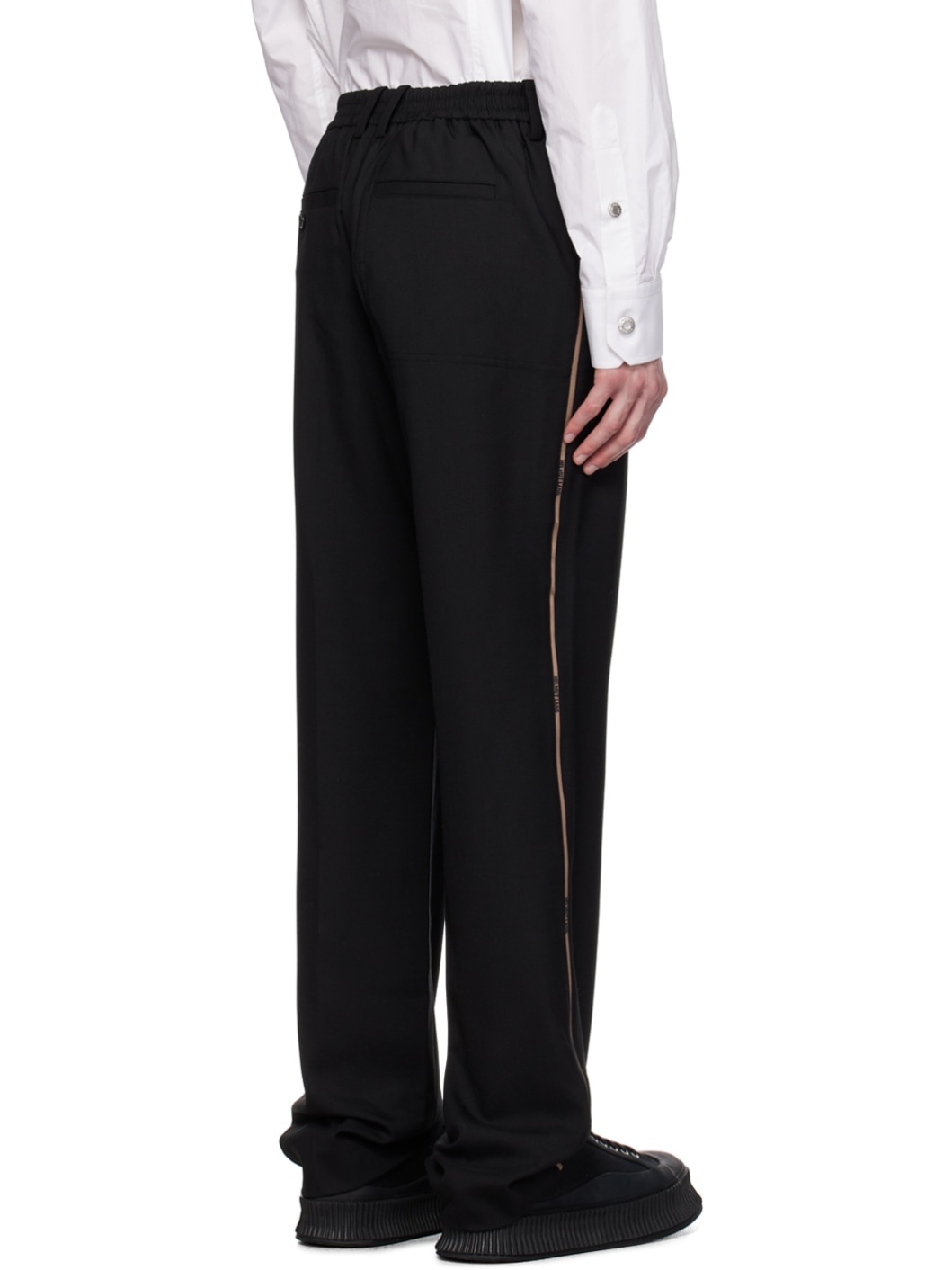 Black Pleated Trousers - 3