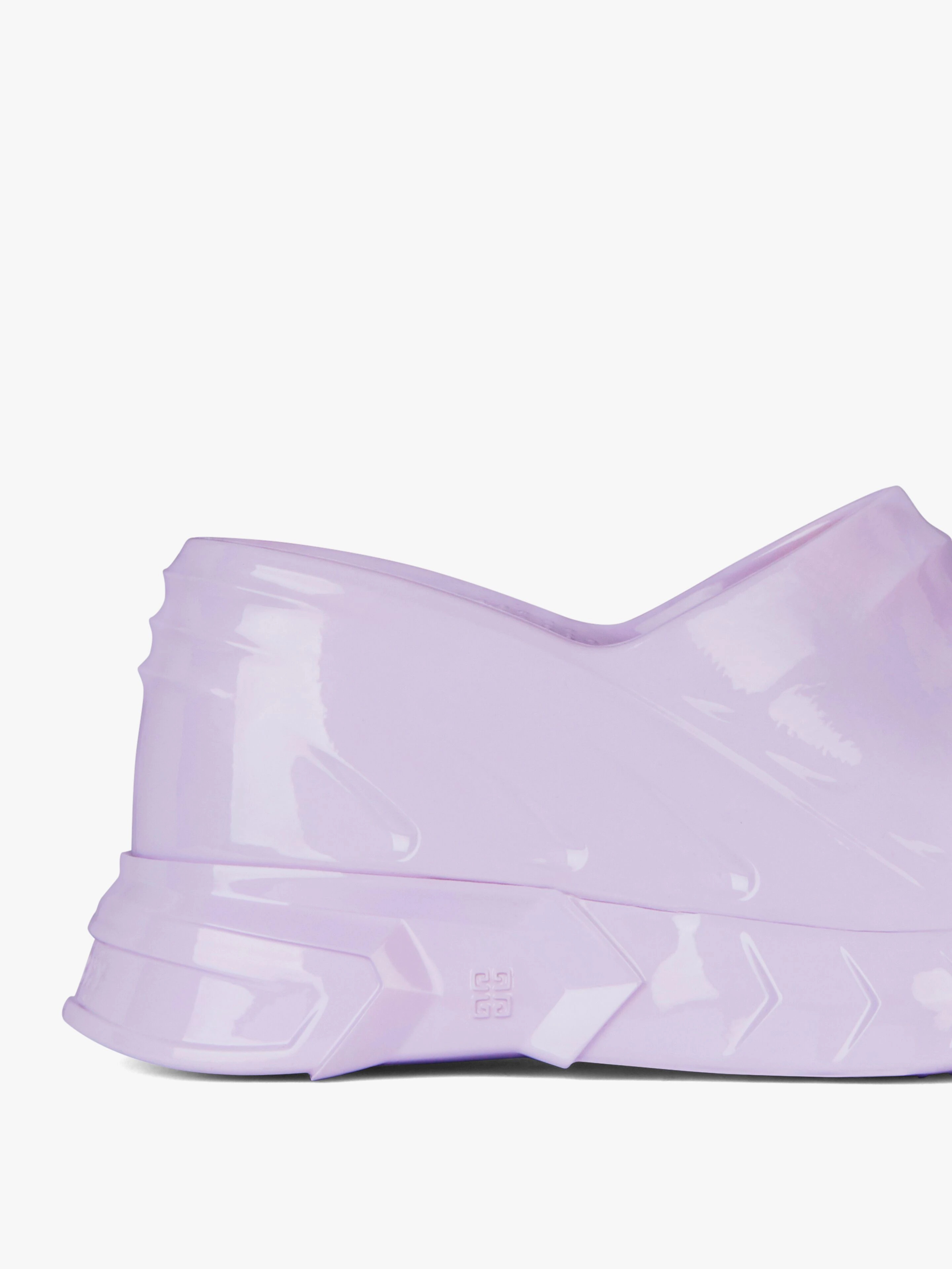 MARSHMALLOW WEDGE SANDALS IN RUBBER - 6
