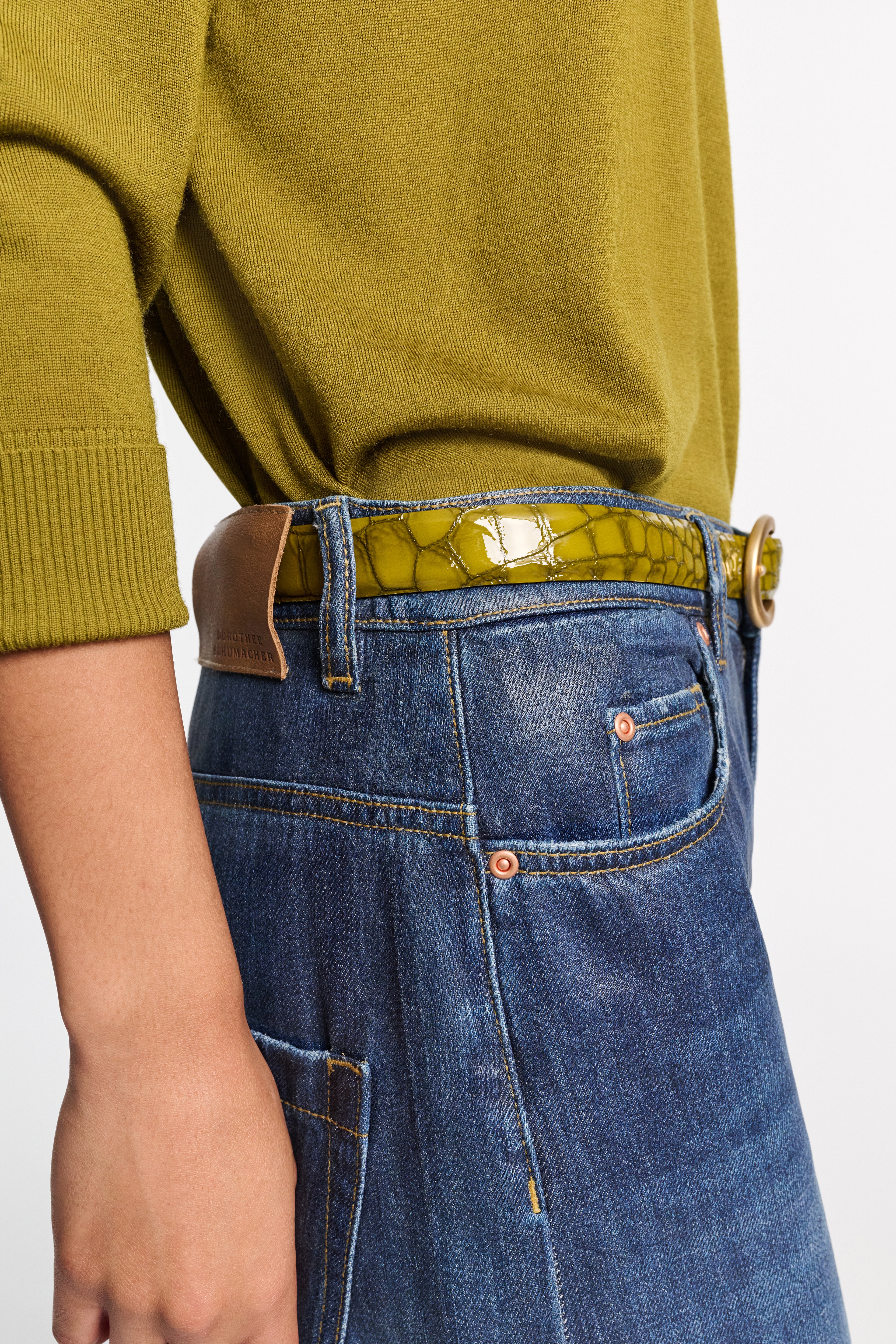 EXOTIC SHINE - Reversible belt - 4