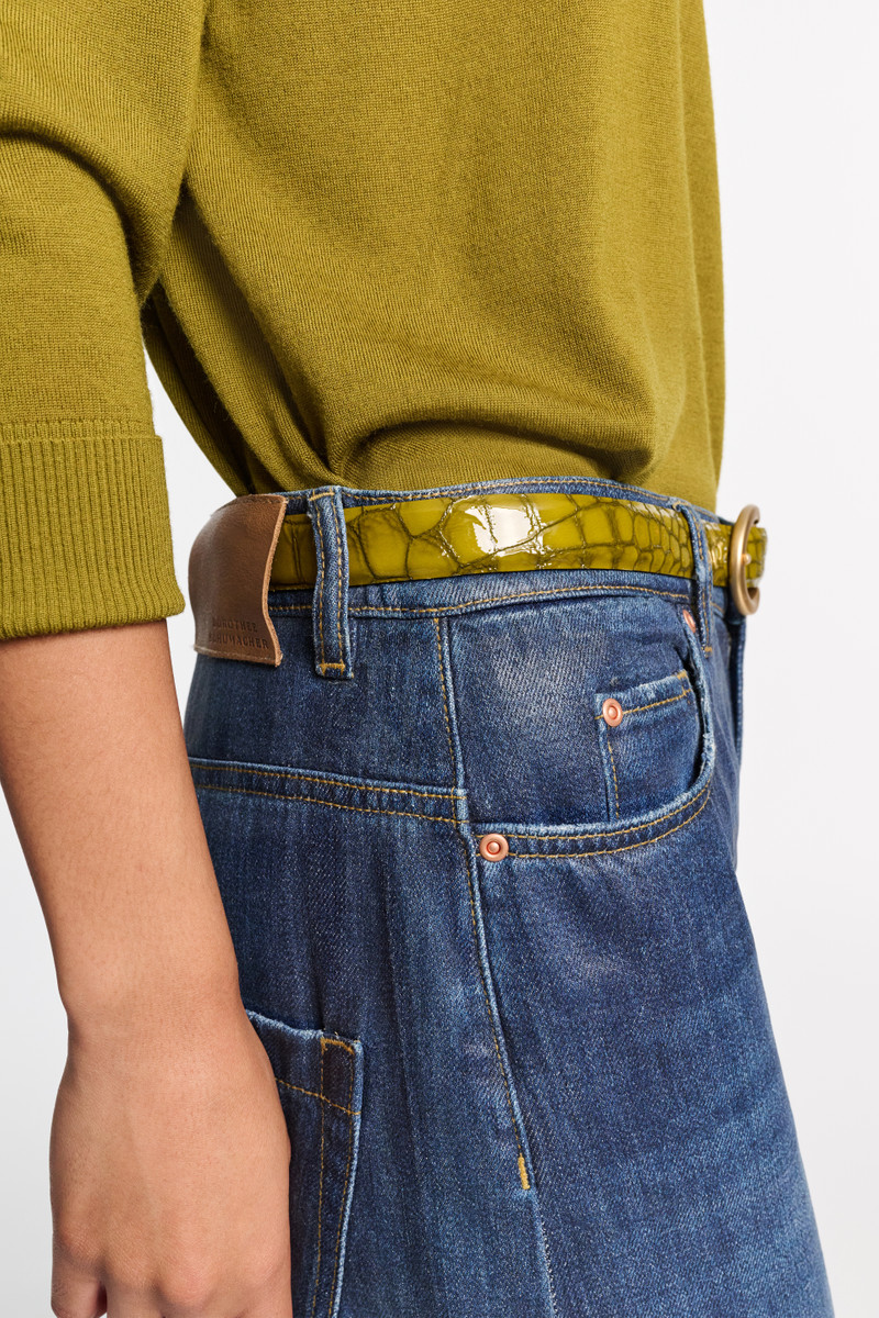 EXOTIC SHINE - Reversible belt 4