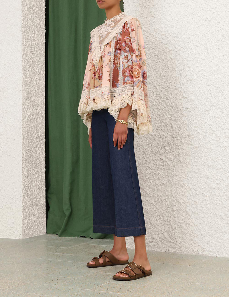 AWAKEN LACE TRIM BLOUSE 3