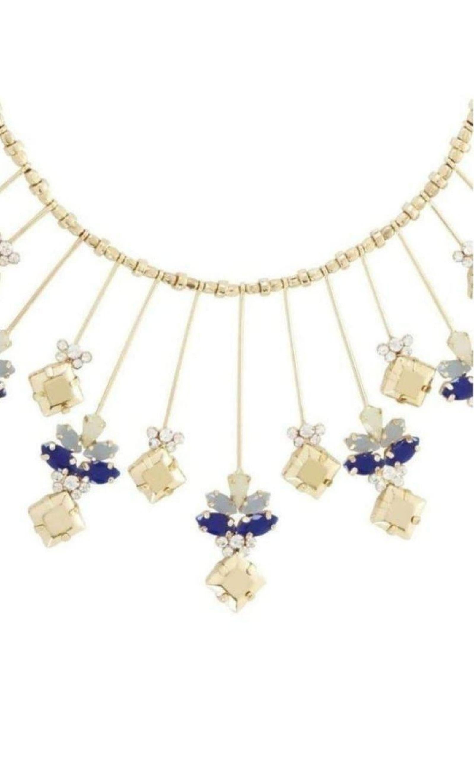 BCBGMAXAZRIA - Square Stone Sunburst Necklace - 3