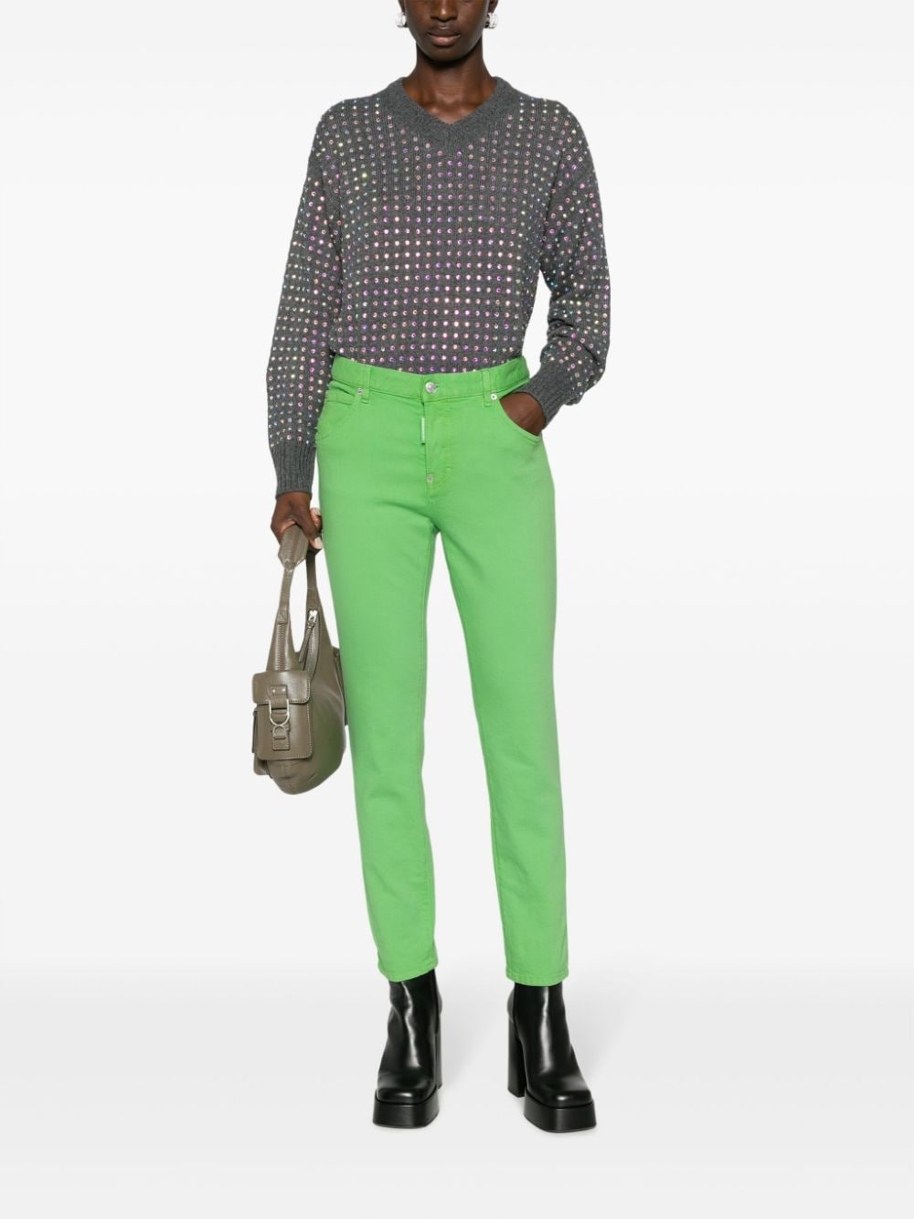 Bull tapered cropped jeans - 2