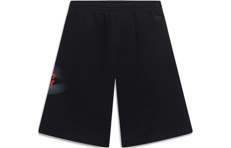 Li-Ning Li-Ning Anything Is Possible Graphic Loose Fit Shorts 'Black' AKST591-2 outlook