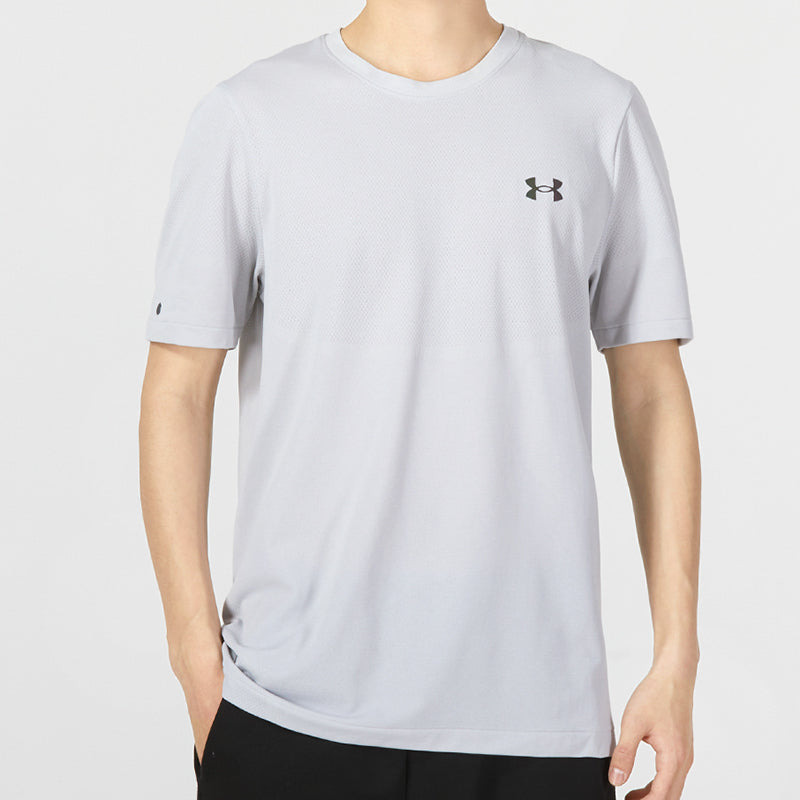 Under Armour Rush Seamless Legacy T-Shirt 'White' 1376781-100 - 3